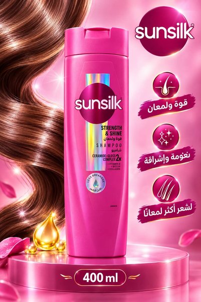 Shampoo , Strength and Shine, for Stronger Hair Extra Shine, 400ml
