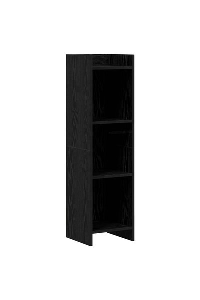 vidaxl Bibliotecă Stejar Negru 30 x 30 x 111 cm Lemn prelucrat