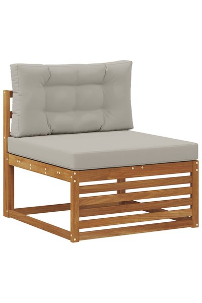 vidaxl Canapea centrală pentru exterior Lemn Solid de Acacia