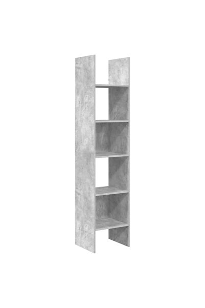 vidaxl Bibliotecă, gri beton, 40x35x180 cm, lemn prelucrat