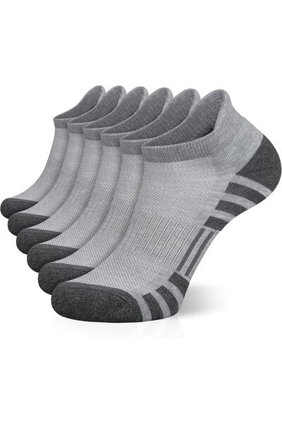 GENERAL Airacker Ankle Athletic Running Socks Cushioned Sports Low Cut Tab So...