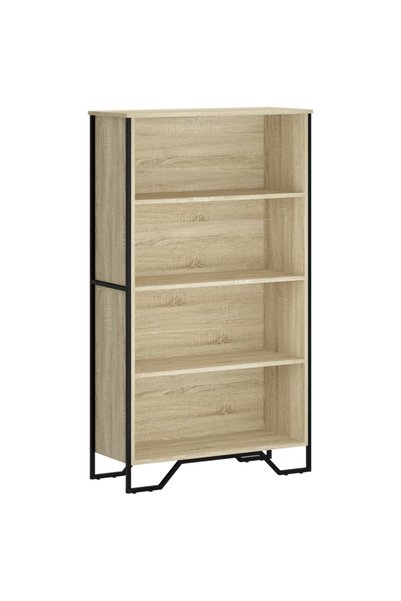vidaxl Bibliotecă, stejar sonoma, 80x31x137,5 cm, lemn prelucrat