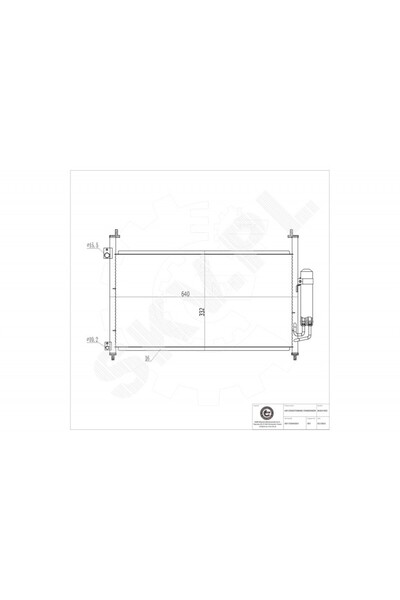 ESEN SKV Radiator climatizare Honda Civic VIII cu uscător 80110SMGE01