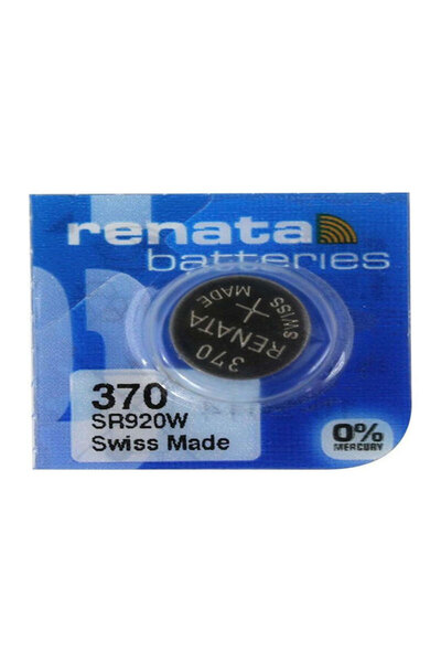 RENATA 370/SR920W Μπαταρία ρολογιού οξειδίου του αργύρου 1.55V 1 τεμάχιο.