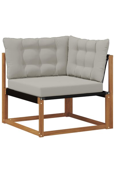 vidaxl Sofa Colțar pentru Exterior Lemn Solid de Acacia