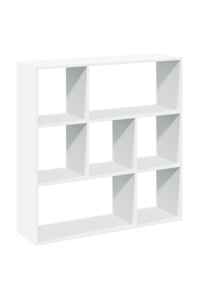 vidaxl Bibliotecă/separator cameră alb 102x29x103,5 cm lemn prelucrat