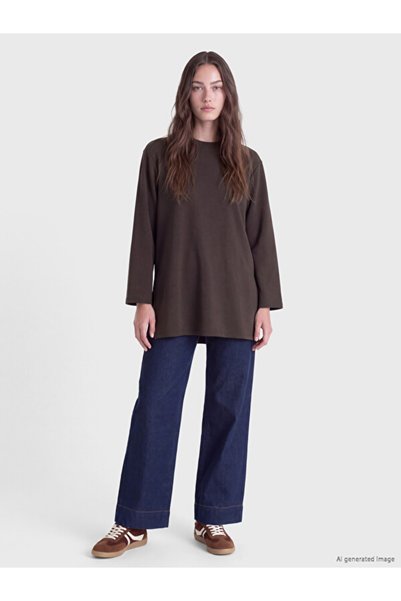 LC Waikiki Soft Touch Loose Fit Women's Sweatshirt Tunic for Style Enthusiasts from Uzg Store