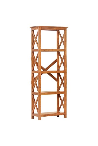 vidaxl Bibliotecă, 60x30x160 cm lemn masiv acaciacu finisaj tip miere