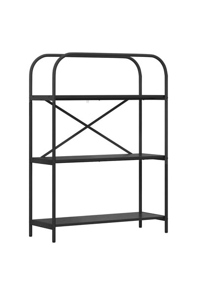 vidaxl Raft pentru cărți 3 niveluri 80 x 30 x 109 cm Lemn prelucrat