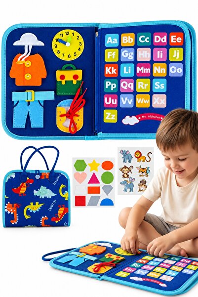 KRUZZEL Carte senzorială educativă - Jucărie Montessori