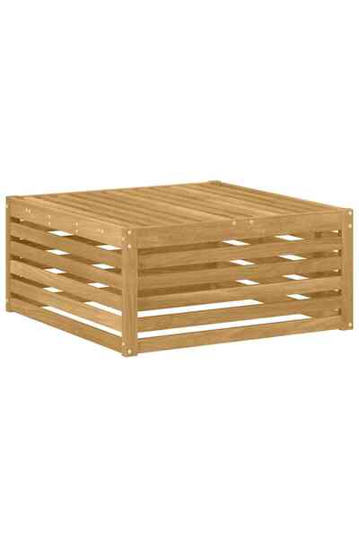 vidaxl Taburet pentru exterior Lemn Solid de Acacia Alb