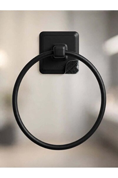 Metal daire havluluk kare yapışkanlı