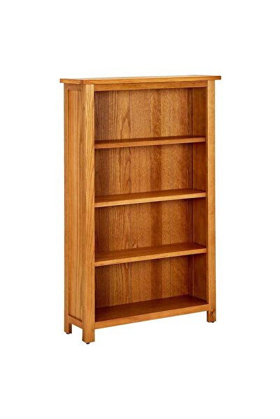 vidaxl Bibliotecă cu 4 rafturi, 70x22x110 cm, lemn masiv de stejar