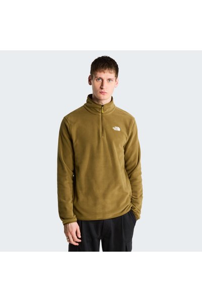 THE NORTH FACE M Glacier Fleece 1/4 Zip Jacket Caraway