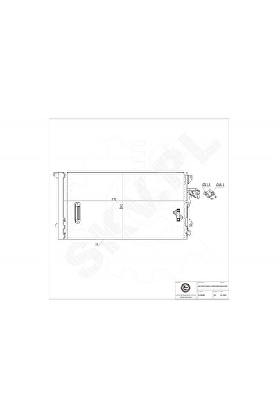 ESEN SKV Radiator aer condiționat Audi Q7 Porsche Cayenne VW Touareg 4L0260401
