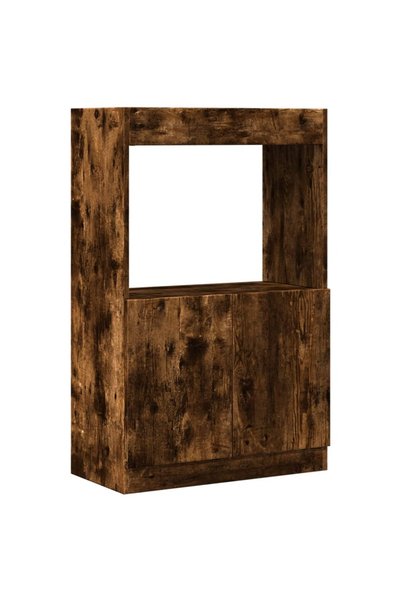 vidaxl Dulap înalt, stejar fumuriu, 63x33x100 cm, lemn prelucrat