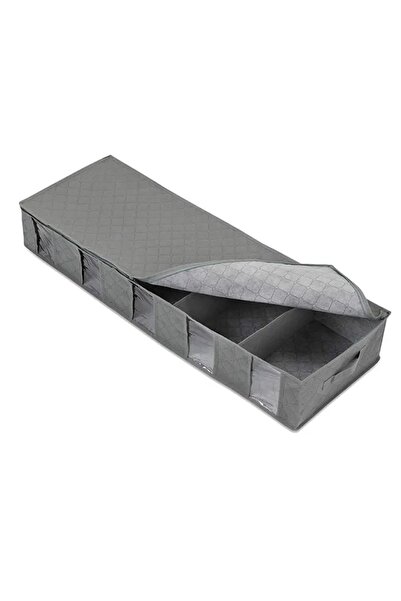 Noonedibs Cutie de depozitare pentru sub pat, din material textil nețesut gri...
