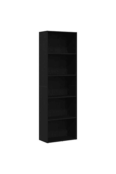 vidaxl Bibliotecă Stejar negru 60x30x189 cm Lemn prelucrat