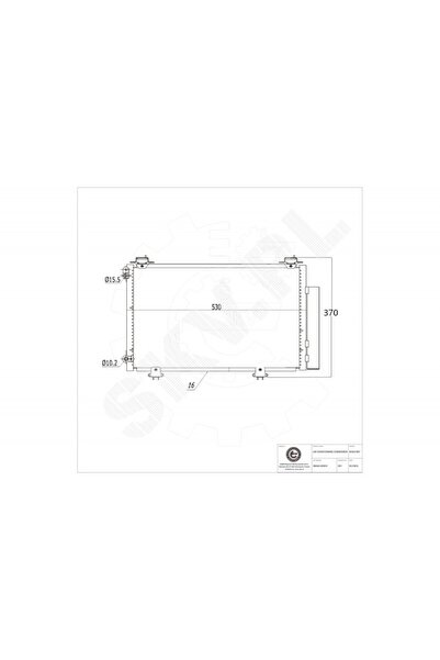 ESEN SKV Radiator climatizare Toyota Yaris cu uscător 884600D020