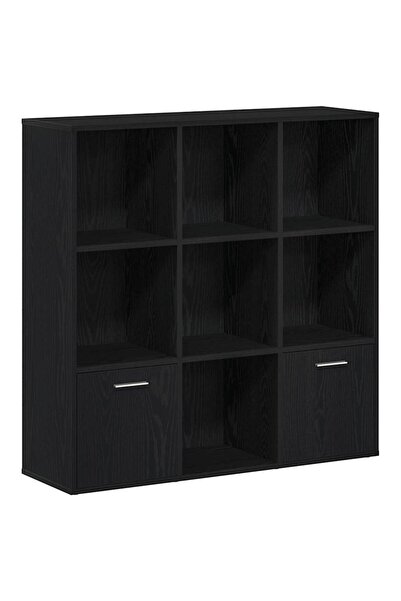 vidaxl Bibliotecă, stejar negru, 98x29x97,5 cm, lemn prelucrat