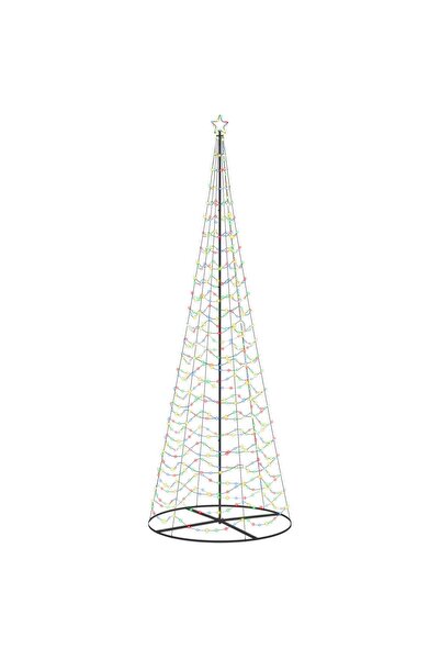 vidaxl Brad de Crăciun spiralat cu LED, cu bază EKENAS 400 cm