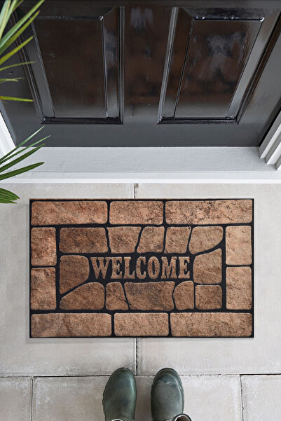 Asi Home Covoraș de Intrare Volga, 40x60 cm, 100% PVC, Multicolor, Bază Antid...