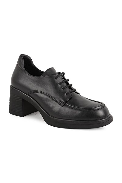 Libero Women's Shoes L031.26108121K Black Genuine Antique Leather Lace-Up Mir...