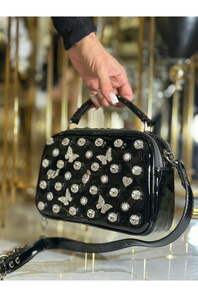 KRISTE BELL K-26889 Stone-Embellished Leather Bag