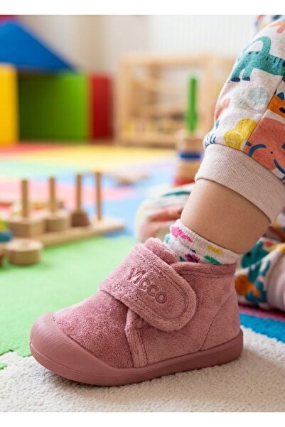 Vicco Günlük Rahat Kalıp Bebek Çocuk Panduf Kreş Anaokulu Ayakkabısı Renkli