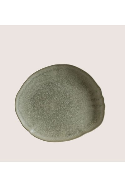 tabakevi Tabak evi porcelain adelfa tone rectangular plate 31cm single