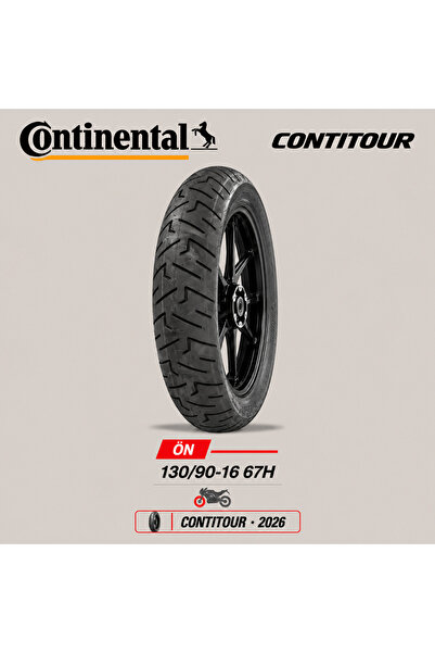 Continental ContiTour 130/90-16 67H Ön Motosiklet Lastiği (2026)