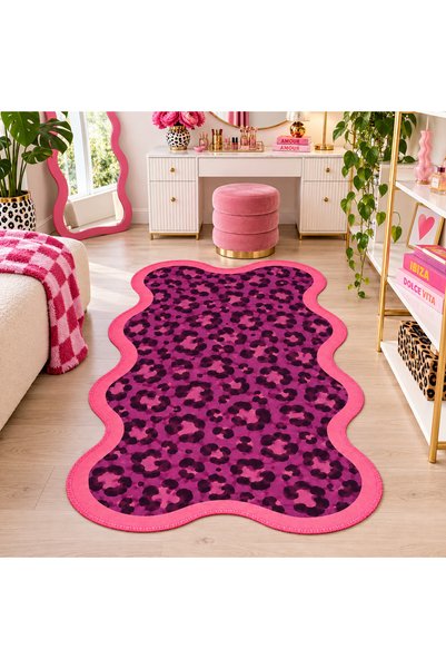 Rugs Modern Halı Covor decorativ AURAplus cu model leopard și bază țesută aur...