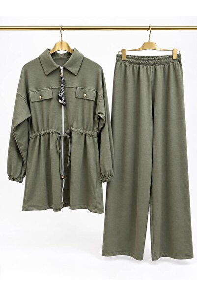 jooq Set pantaloni cu talie elastică și buzunare decorative