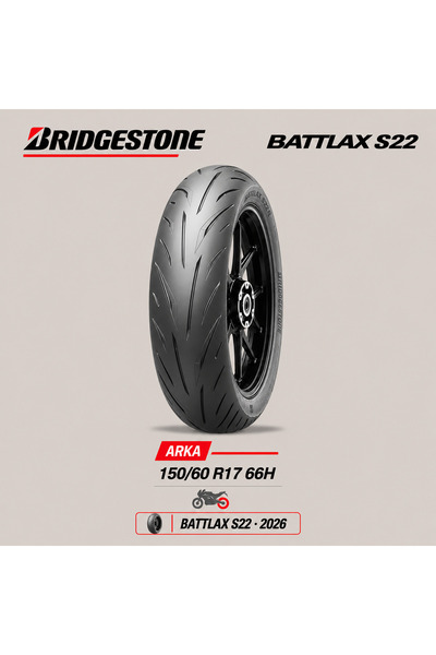 Battlax S22 150/60 R17 66H Arka Motosiklet Lastiği (2026)