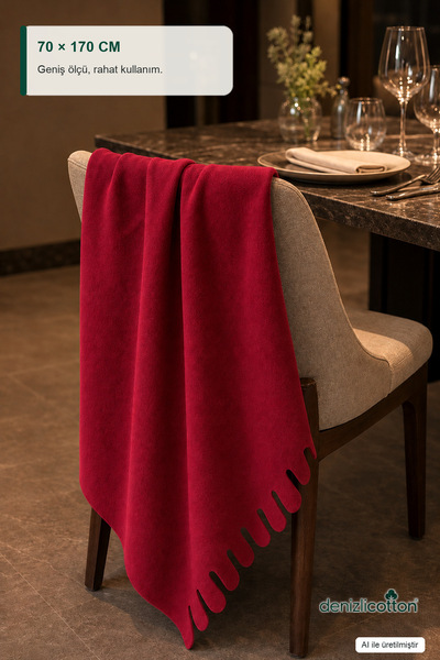 denizlicotton Polar Shawl 1st Quality Special Cut Fringes Beauty Center, Hairdresser, Cafe, Restaurant, Gift Shawl