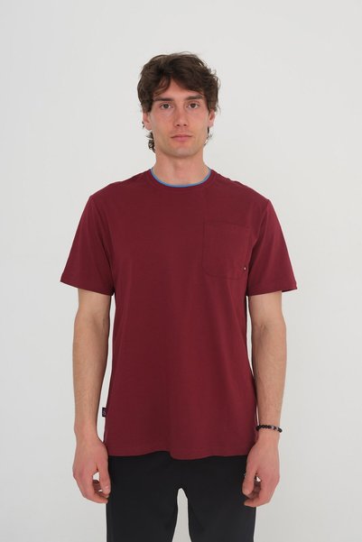 TSCLUB TSHIRT BİSİKLET YAKA CEPLİ