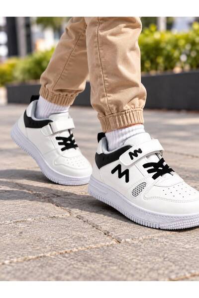 MÜJERİL'S Mini Nova Children's Velcro Lace-Up Casual Sports Shoes
