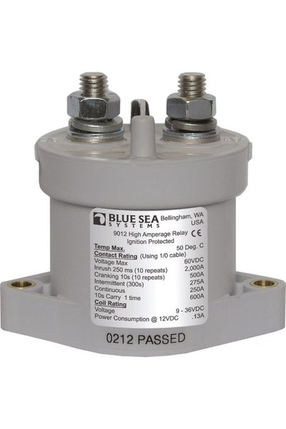 Blue Sea Systems L Serisi Solenoid Switch 12/24V 9012B