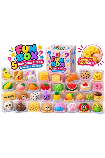 SHOP LIKE A PRO Fun Box – Cutie cu Jucării Antistres Squishy Crunchy, Modele ...