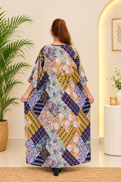 MORRISSA Ladies Jalabiya Cotton 52 Inches Length For Night And Day Easy To Wear Best For Gift