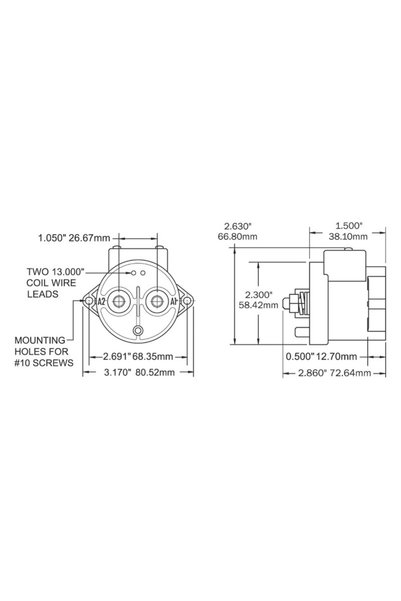 Blue Sea Systems L Serisi Solenoid Switch 12/24V 9012B