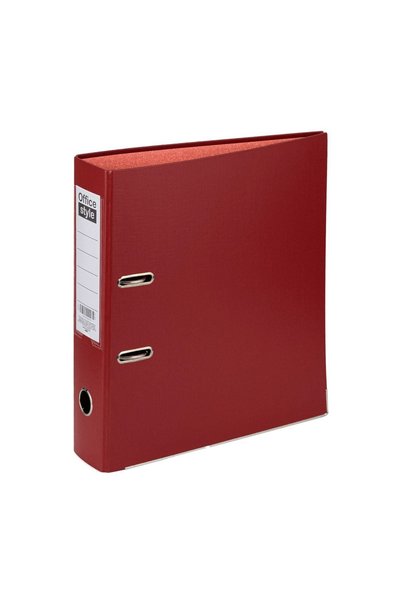 OEM Biblioraft Bordo cu 2 Inele 29x7.5x32cm, pentru arhivare si organizare do...