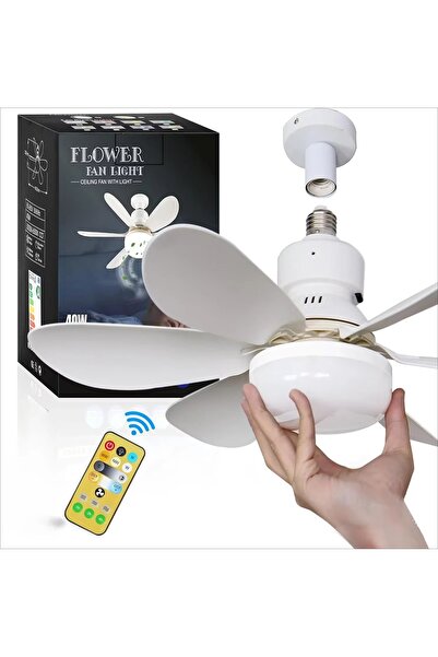 OEM Ventilator cu lumină LED, Funcție de temporizare, Telecomandă – Design el...