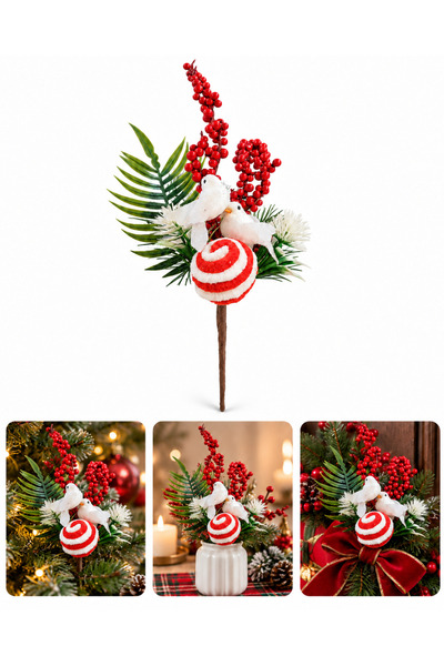 Yenigeldi 1 Piece Kokina Christmas Tree and Table Ornament Decorative Pine Br...