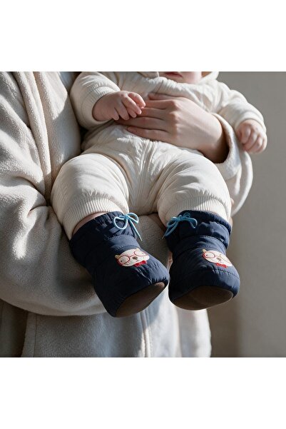 OEM Botoșei de iarnă călduroși pentru bebe, interior îmblănit, talpă anti-alu...