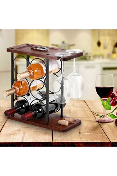 OEM Suport Organizator pentru Sticle de Vin, Design Elegant