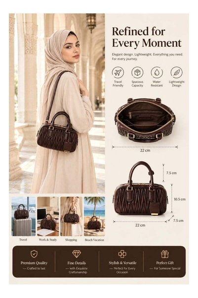 LUMI Women's handbag, Women's Tote Bag, Women's Shoulder Bag, Women's Cross b...