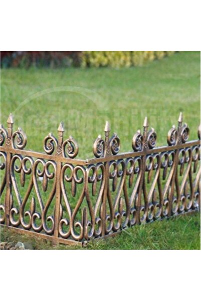 OEM Set de 5 Garduri Decorative de Grădină, Model Bronz 62x35 cm