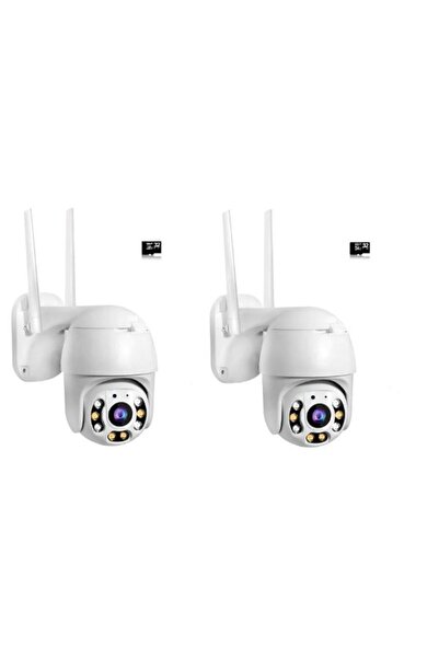 OEM Set de 2 camere de supraveghere wireless cu 8 LED-uri, 5MP, Full HD, cu a...