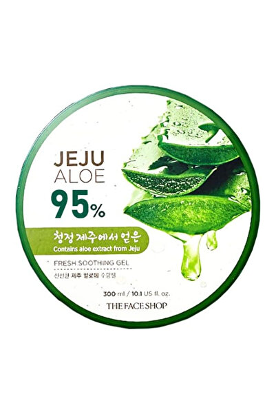 The Face Shop Gel cu aloe 95% Jeju Aloe Fresh Soothing Gel - 300 ml